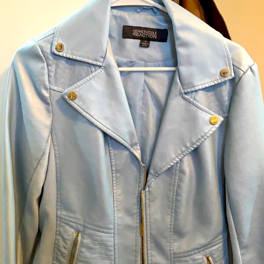 Kenneth Cole reaction faux leather jacket